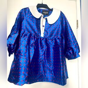 Polka dot babydoll dress